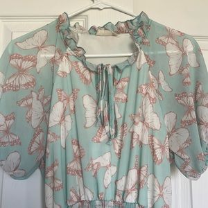 beautiful butterfly dress